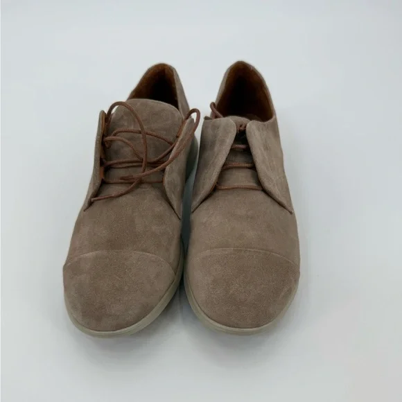 Samuel Hubbard Freedom Stroll Buff Nubuck Taupe Suede Oxford Shoes Size 8 - Picture 9 of 16